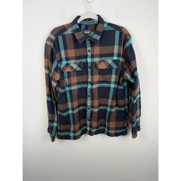 Patagonia Other - Patagonia Long-Sleeved Organic Cotton Midweight Fjord Flannel Shirt Large